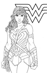 Coloriage De Wonder Woman Best 17 Coloriage Wonder Woman Ideas On Pinterest
