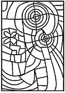 Coloriage Delaunay Artistes