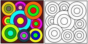 Coloriage Delaunay Coloriages Cercles Le P Tit Matisse
