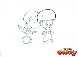 Coloriage Des Petit Diables A Imprimer Coloriage Mouk Titeuf Coloriage A Colorier Les Mignons Petits