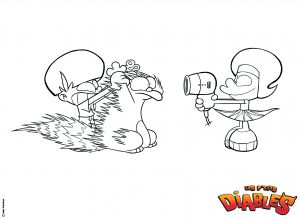 Coloriage Des Petit Diables A Imprimer Les P Tits Diables Ouftivi
