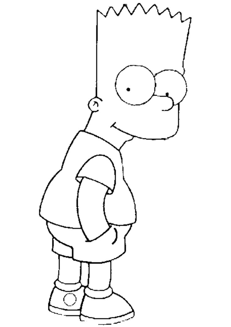 Coloriage Des Simpsons A Imprimer Best 231 Dessin A Colorier 12 Images On Pinterest