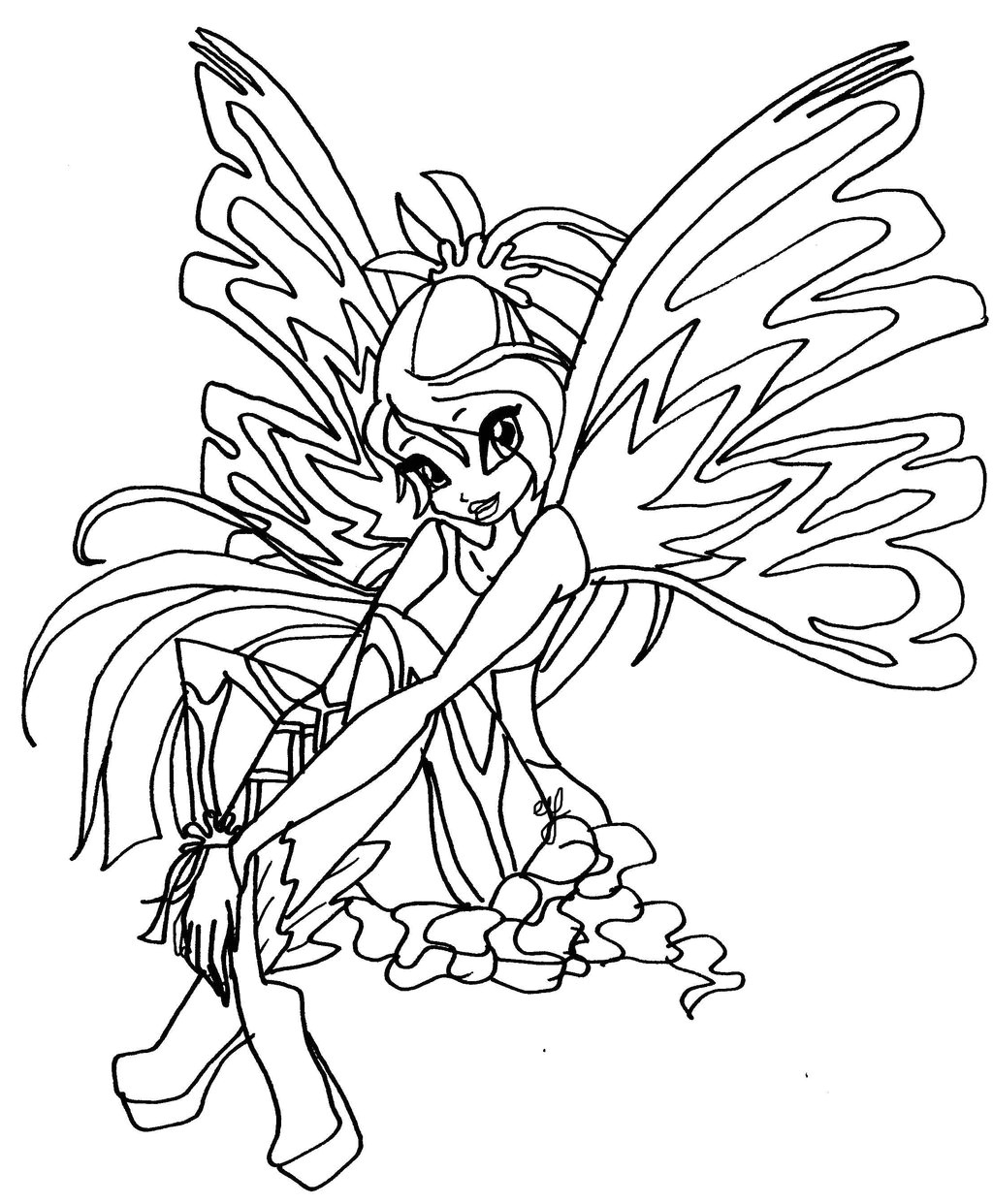 Coloriage Des Winx à Imprimer De Coloriage Winx Sirenix En Ligne Coloriage De Fille En