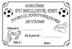 Coloriage Diplome Dela Meilleure Maman Coloriage Dipl´me Anniversaire Grand P¨re Dessin Pour L