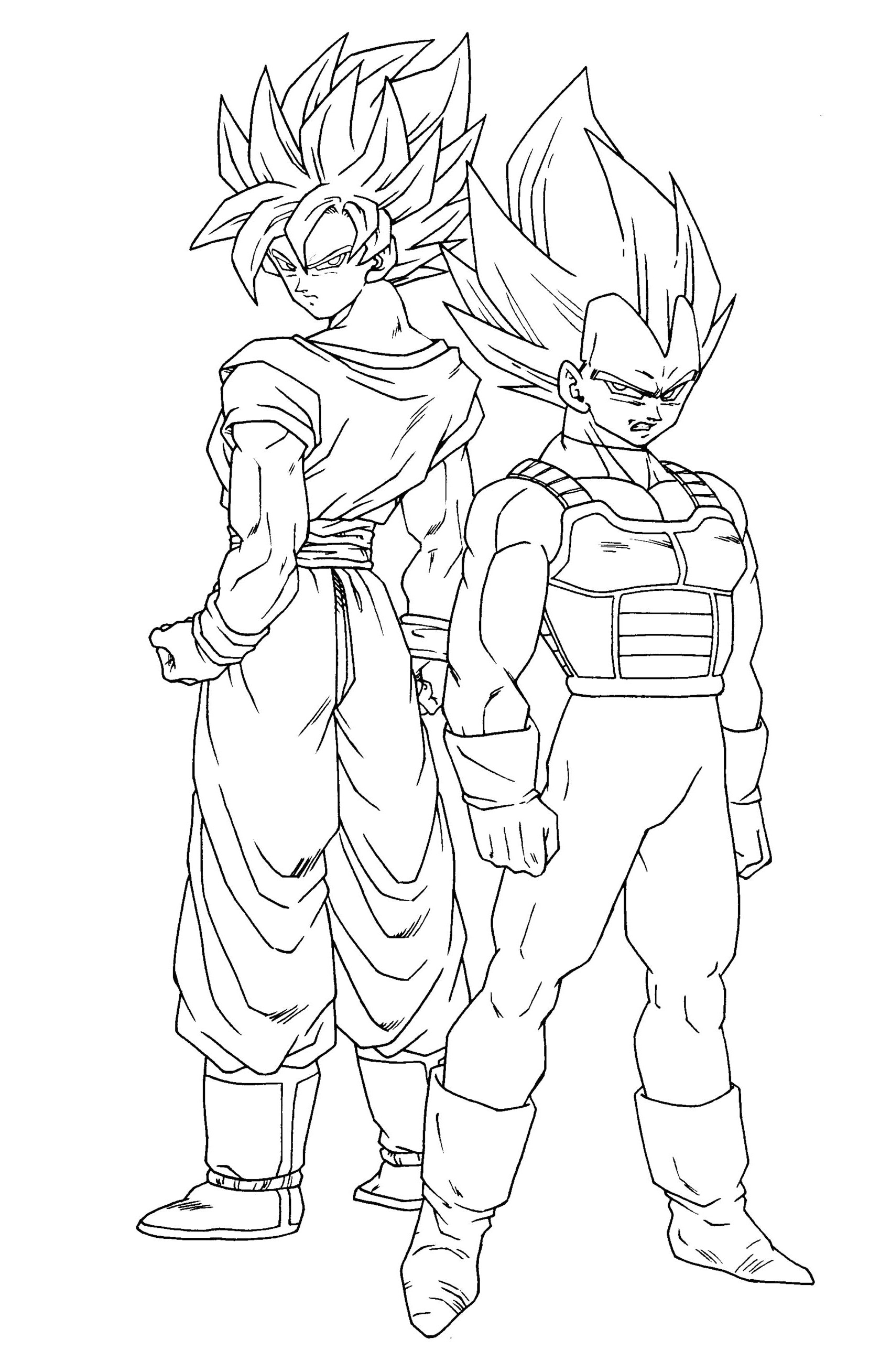 Coloriage Dragon Ball Z Sangoku Super Sayen 3 Dragon Ball Z Coloring Pages Goku Super Saiyan 4 L Meublerc