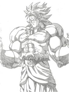 Coloriage Dragon Ball Z Sangoku Super Sayen 4 Coloriage Dragon Ball Z Sangoku Super Sayen 4