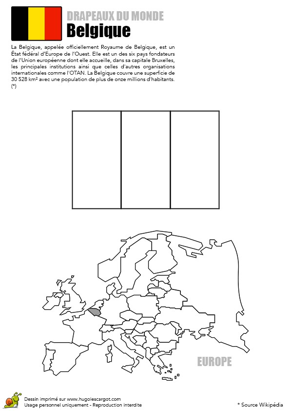 Coloriage Drapeau Belgique Coloriage Drapeau Du Belgique