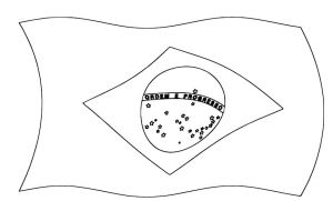 Coloriage Drapeau Brésil Dessins Et Coloriages Coloriage Moyen format Imprimer Le