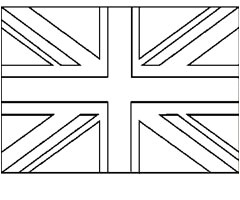 Coloriage Du Drapeau D Angleterre Angleterre Drapeau Coloriage