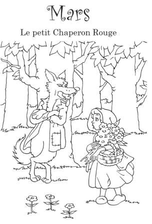 Coloriage Du Petit Chaperon Rouge 221 Best Conte Le Petit Chaperon Rouge Images On Pinterest