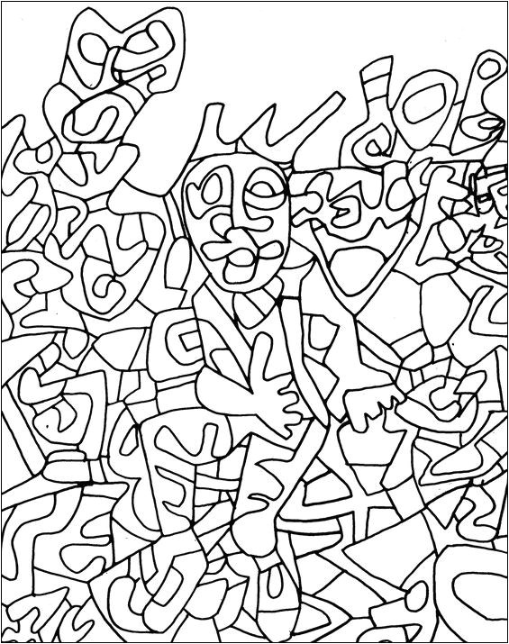 Coloriage Dubuffet oring Life En Color V3p Lang=en&theme Id