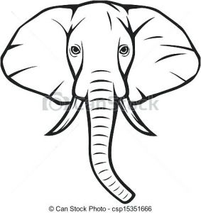 Coloriage éléphant Cirque Coloriage Tete Elephant Coloriage Elephant In N Coloriage Magique
