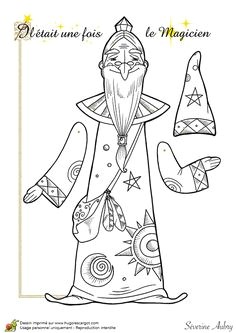 Coloriage Elfes Et Fées Coloriage Marionnette Articulee La Fee Craft Ideas Pinterest