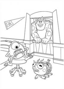 Coloriage En Ligne Bob L éponge Coloring Pages Of Monsters University Crafts