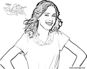 Coloriage En Ligne De Violetta Coloriage Violetta Jeune Fille Dessin