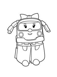Coloriage En Ligne Robocar Poli Coloriage Dessiner Julie De Robocar Poli