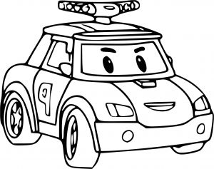 Coloriage En Ligne Robocar Poli Coloriage De Roy Le Pompier Coloriage Robocar Poli Dessin A Colorier