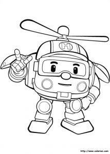Coloriage En Ligne Robocar Poli Robocar Poli Drawing at Getdrawings