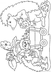 Coloriage Enfa Hedgehogs Coloring Pages 20