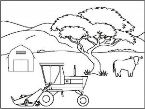 Coloriage Ensileuse 115 Dessins De Coloriage Tracteur Imprimer