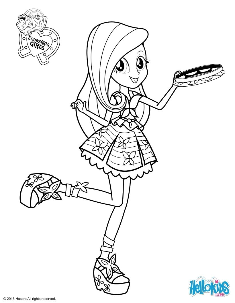 Coloriage Equestria Girl A Imprimer Coloriage Dessin Super Girls