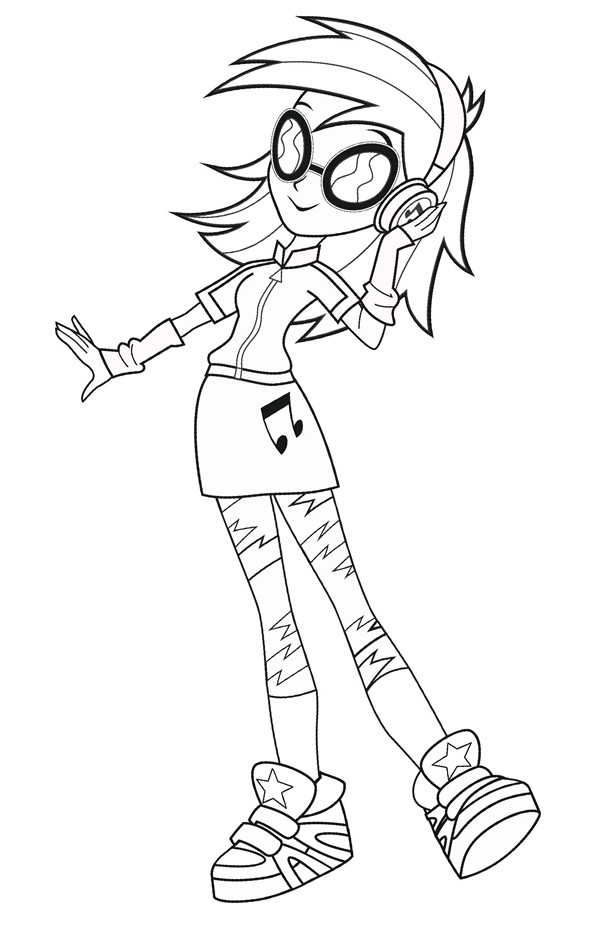 Coloriage Equestria Girl A Imprimer Coloriages   Imprimer My Little Pony Et Equestria Girls