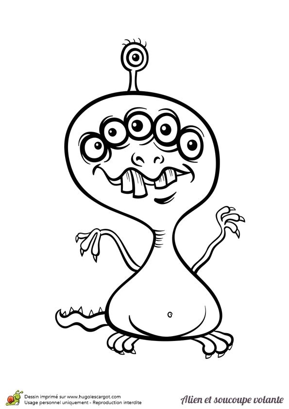 Coloriage Extraterrestre A Imprimer 53 Best Coloriages Cosmonautes Et Extraterrestres Images On