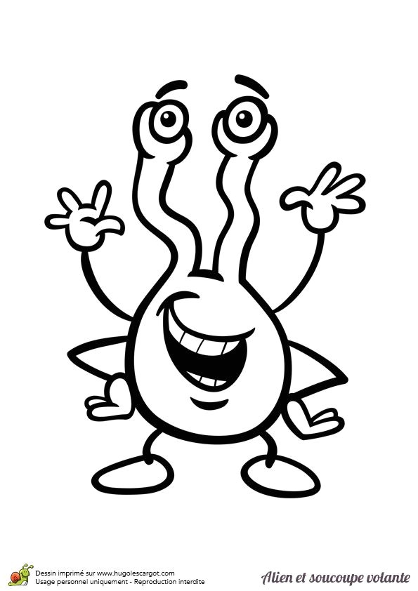 Coloriage Extraterrestre A Imprimer 53 Best Coloriages Cosmonautes Et Extraterrestres Images On