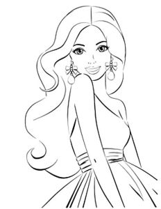 Coloriage Fée Princesse Coloriages Gratuits Imprimer Barbie
