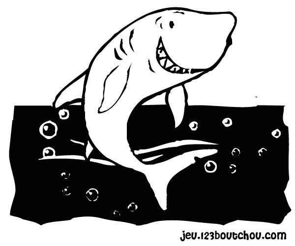 Coloriage Festin De Requin 151 Dessins De Coloriage Le Festin   Imprimer