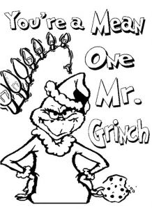 Coloriage Fete De Noel Grinch Christmas Printable Coloring Pages