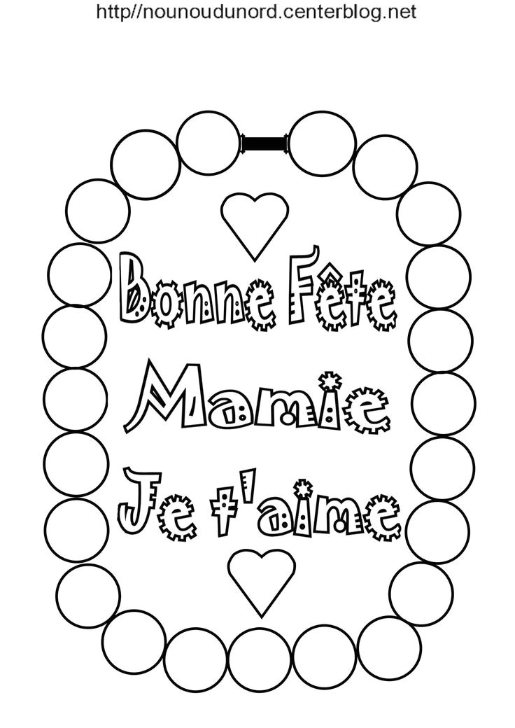 Coloriage Fete Des Grand Meres Gratuit 84 Best Fªte Des Grands M¨res Mamies Coloriage Poeme Gommettes