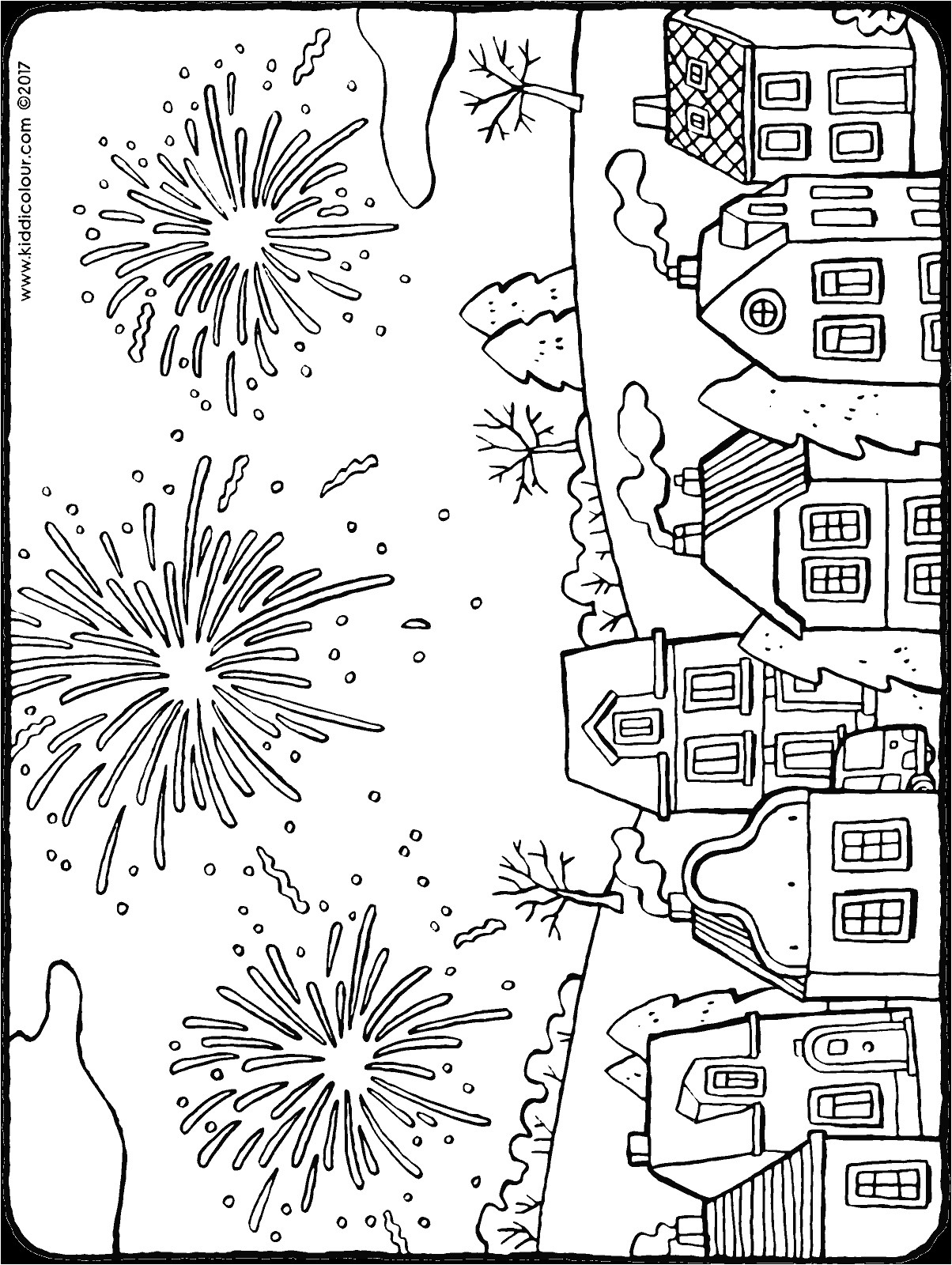 Coloriage Feu D Artifice Imprimer 33 Luxe Concept Coloriage De Nouvel An 2016