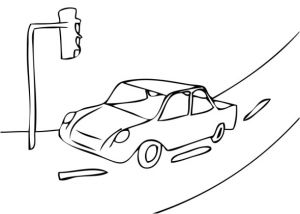 Coloriage Feu Tricolore Coloriage 3 6 Ans Auto Feu Rouge