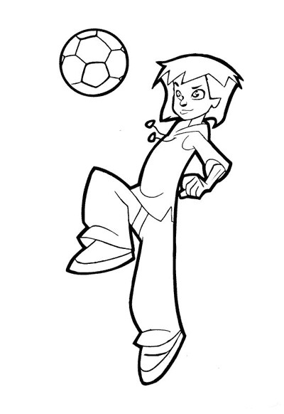 Coloriage Foot De Rue Extreme Coloriages De Foot Imprimer Le Coloriage Football Numro