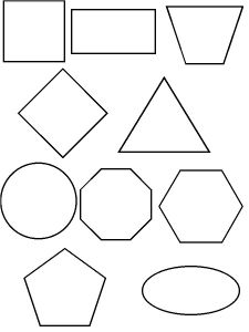 Coloriage forme Geometrique A Imprimer Dessin Geometrique A Imprimer