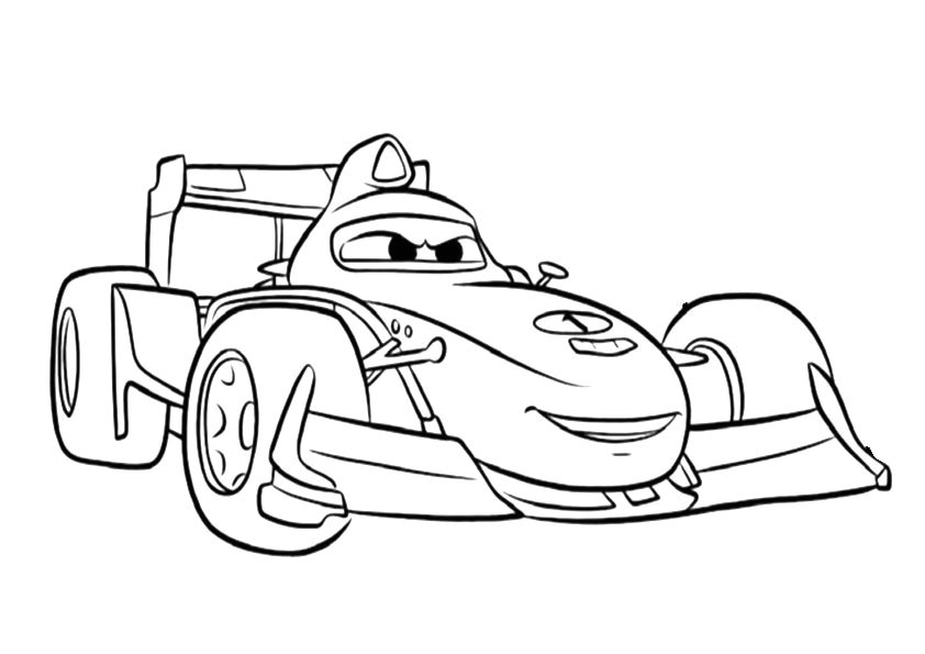 Coloriage formule 1 à Imprimer Dessin Cars A Colorier Az Coloriage