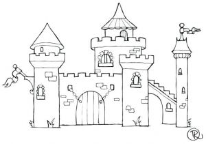 Coloriage fort Boyard Coloriages Famille Au Menu Coloriage Magique De fort Boyard