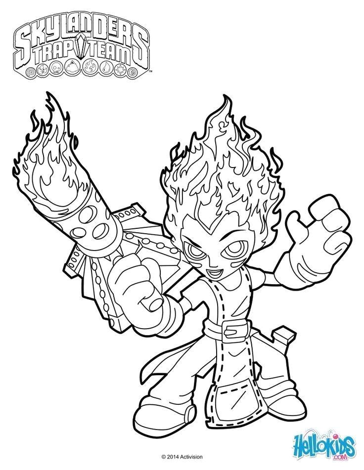 Coloriage Ghost Rider 88 Best Coloriage Skylanders Images On Pinterest