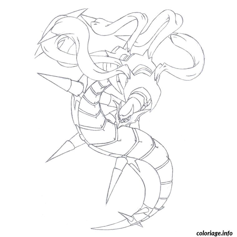 Coloriage Giratina Coloriage Pokemon Giratina Dessin