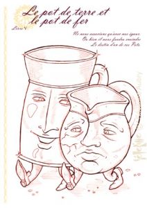 Coloriage Globe Terrestre Le Pot Terre Et Le Pot Fer Mes Coloriages 1 Pinterest