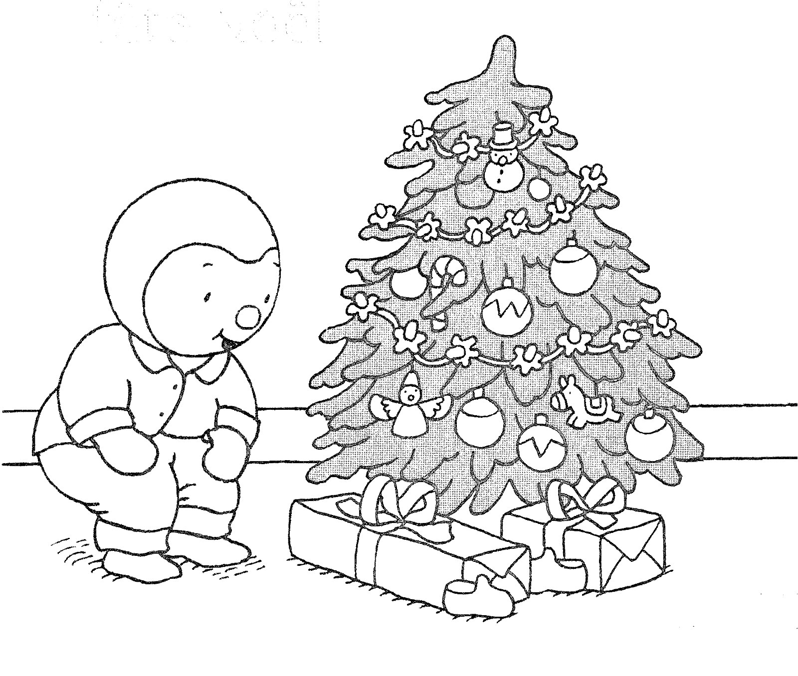 Coloriage Gratuit à Imprimer Sapin De Noel Sapin De Noel Dessin Moderne