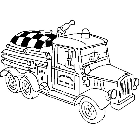 Coloriage Gratuit à Imprimer Voiture De Course Dessins Gratuits   Colorier Coloriage Camion Pompier   Imprimer