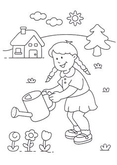 Coloriage Gratuit Garcon Un Gar§on Content D Aller   L école   Colorier