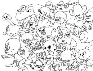 Coloriage Gumball All Characters From Amazing World Of Gumball Coloring Pages