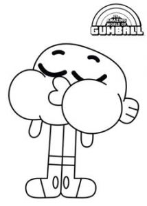 Coloriage Gumball épinglé Par Lmi Kids Sur the Amazing World Of Gumball Le Monde