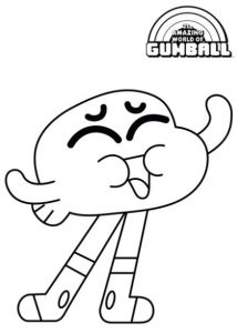 Coloriage Gumball Pin by Lmi Kids On the Amazing World Of Gumball Le Monde