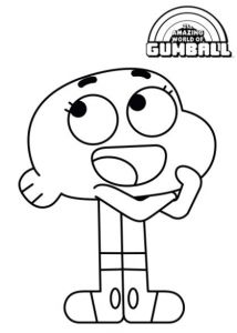 Coloriage Gumball Pin by Lmi Kids On the Amazing World Of Gumball Le Monde