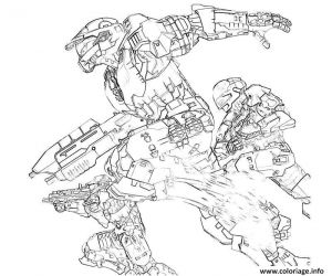 Coloriage Halo A Imprimer Coloriage Halo 3 Odst Dessin