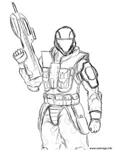 Coloriage Halo A Imprimer Coloriage Halo Odst 785x1024 Dessin